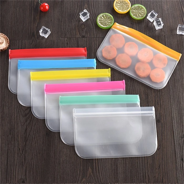 Leakproof PEVA Food Freezer Bags