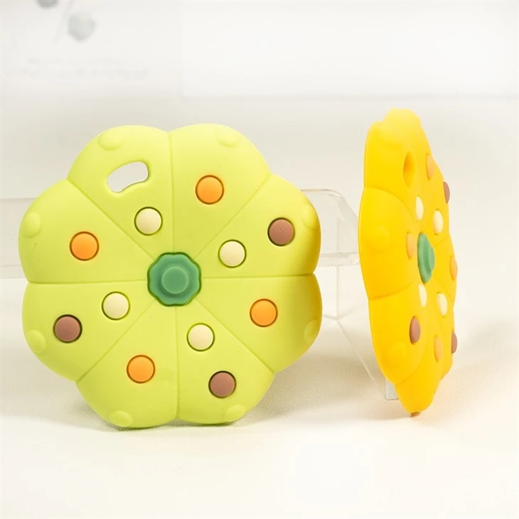 Cookie Shaped Silicone Teether suppliers